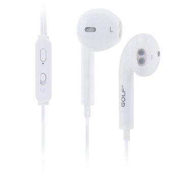 Golf M1 Delightful Stereo Earphones หูฟัง Small talk รุ่น M1 สำหรับ Iphone/Ipad & Android (สีขาว) Golf M1 Delightful Stereo Earphones หูฟัง Small talk รุ่น M1 สำหรับ Iphone/Ipad & Android (สีขาว)