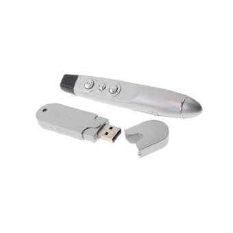 Greenpack พ้อยเตอร์ Laser Pointer Presenter 2.4GHz รุ่น PP-1000 - White
