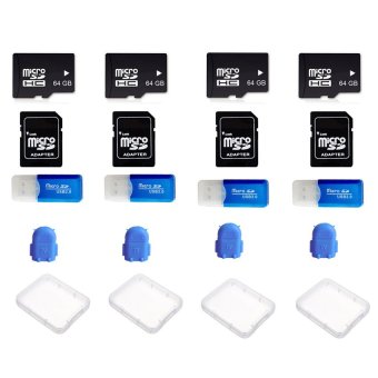 Elit 64GB Micro SD Card Class 10 พร้อมอุปกรณ์เสริม 4 ชิ้น 4ชุด Elit 64GB Micro SD Card Class 10 พร้อมอุปกรณ์เสริม 4 ชิ้น 4ชุด