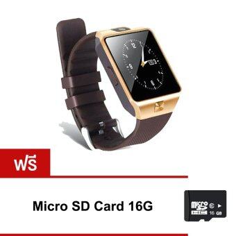 Smart Watch Z นาฬิกาโทรศัพท์ Smart Watch รุ่น DZ09 Phone Watch (สีทอง)ฟรี micro SD Card 16G Smart Watch Z นาฬิกาโทรศัพท์ Smart Watch รุ่น DZ09 Phone Watch (สีทอง)ฟรี micro SD Card 16G