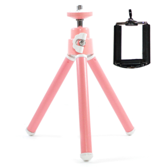 ขาตั้งมือถือ ขาตั้งกล้อง สามขา Tripod mobile holder รุ่น DZ (สีชมพูนม) ขาตั้งมือถือ ขาตั้งกล้อง สามขา Tripod mobile holder รุ่น DZ (สีชมพูนม)