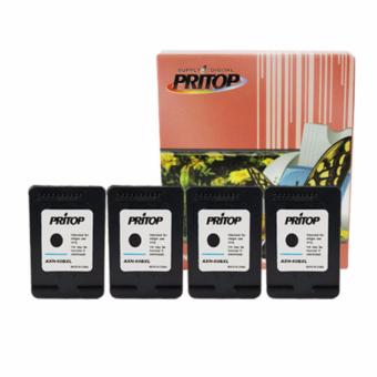 PRITOP Axis / HP DeskJet D2500, D2530, F4200/F4280/F4288 ใช้ตลับหมึกอิงค์เทียบเท่ารุ่น 60/60B/60XL/60BK-XL/CC641WA Pritop จำนวน 4 ตลับ PRITOP Axis / HP DeskJet D2500, D2530, F4200/F4280/F4288 ใช้ตลับหมึกอิงค์เทียบเท่ารุ่น 60/60B/60XL/60BK-XL/CC641WA Pritop จำนวน 4 ตลับ