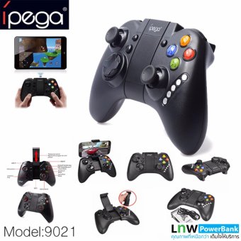 iPega เกมส์คอนโทรลเลอร์บลูทูธไร้สาย รุ่น PG-9021 (สีดำ) iPega เกมส์คอนโทรลเลอร์บลูทูธไร้สาย รุ่น PG-9021 (สีดำ)
