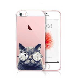 AFTERSHOCK TPU Case iPhone5 / 5S / SE (เคสใสพิมพ์ลาย Black Cat) / Thin 0.33 mm AFTERSHOCK TPU Case iPhone5 / 5S / SE (เคสใสพิมพ์ลาย Black Cat) / Thin 0.33 mm
