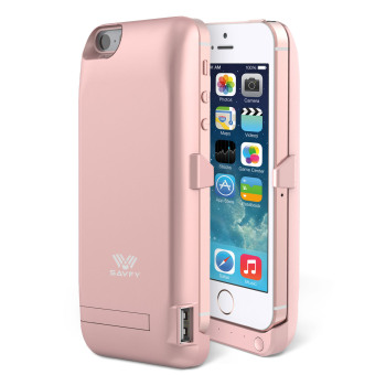 SAVFY เคสแบตสำรอง แบตเตอรี่เพาเวอร์แพ็ค iPhone 5/5S/SE-4200mAh (สีชมพู) SAVFY เคสแบตสำรอง แบตเตอรี่เพาเวอร์แพ็ค iPhone 5/5S/SE-4200mAh (สีชมพู)