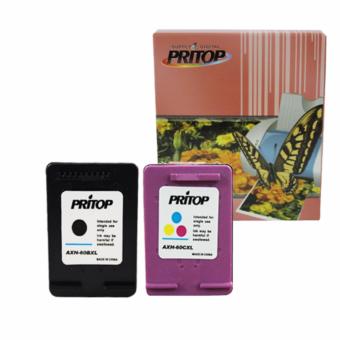 Axis / HP ink Cartridge 60BK-XL*1/60CO-XL*1 ใช้กับปริ้นเตอร์ HP DeskJet D2500, D2530, F4200/F4280/F4288 Pritop Axis / HP ink Cartridge 60BK-XL*1/60CO-XL*1 ใช้กับปริ้นเตอร์ HP DeskJet D2500, D2530, F4200/F4280/F4288 Pritop