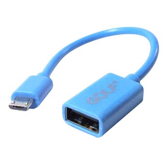 Golf OTG Adapter Cable USB to Micro USB (สีน้ำเงิน) Golf OTG Adapter Cable USB to Micro USB (สีน้ำเงิน)