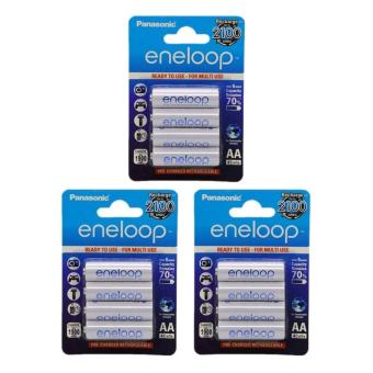 Panasonic ถ่านชาร์จ eneloop ไซส์ Eneloop AA 1900mAh(12 ก้อน) Panasonic ถ่านชาร์จ eneloop ไซส์ Eneloop AA 1900mAh(12 ก้อน)