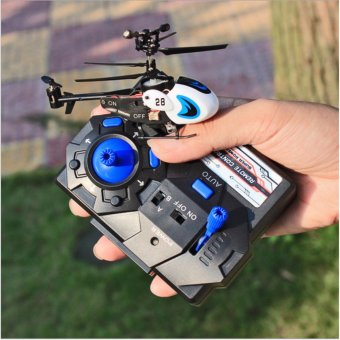 Drone โดรน เฮลิคอปเตอร์ มินิ ขาวฟ้า hw 7001 helicopter white/blue Drone โดรน เฮลิคอปเตอร์ มินิ ขาวฟ้า hw 7001 helicopter white/blue