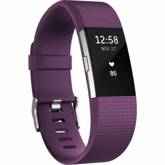 Fitbit Charge 2 Plum สายรัดข้อมือ สีม่วง ไซด์ Small Size- รับประกันศูนย์ 1 ปี Fitbit Charge 2 Plum สายรัดข้อมือ สีม่วง ไซด์ Small Size- รับประกันศูนย์ 1 ปี