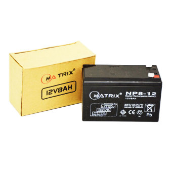MATRIX แบตเตอรี่แห้ง 12V 8AH MATRIX แบตเตอรี่แห้ง 12V 8AH