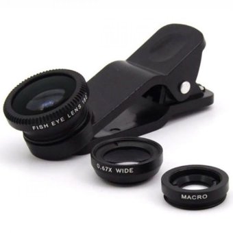 i-Unique เลนส์กล้องสมาร์ทโฟน 3 IN 1 Clip Lens - Black i-Unique เลนส์กล้องสมาร์ทโฟน 3 IN 1 Clip Lens - Black