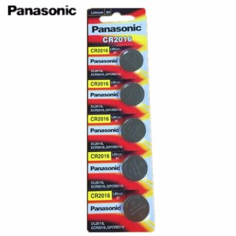 Panasonicถ่านกระดุมlithium CR2016 (1แพ็ค5ก้อน) Panasonicถ่านกระดุมlithium CR2016 (1แพ็ค5ก้อน)