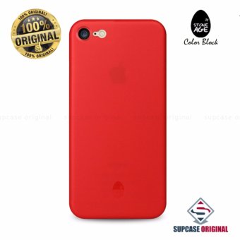 STONE AGE Color Block Collection Slim Fit Case 0.4 mm. ของแท้ สำหรับ iPhone 7 สีแดง (Red) STONE AGE Color Block Collection Slim Fit Case 0.4 mm. ของแท้ สำหรับ iPhone 7 สีแดง (Red)