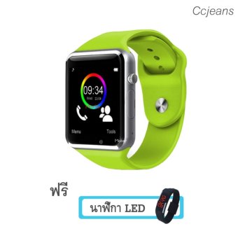 Ccjeans นาฬิกาโทรศัพท์ Bluetooth Smart Watch รุ่น A1 Phone watch ฟรี นาฬิกาLEDระบบสัมผัส(คละสี) Ccjeans นาฬิกาโทรศัพท์ Bluetooth Smart Watch รุ่น A1 Phone watch ฟรี นาฬิกาLEDระบบสัมผัส(คละสี)