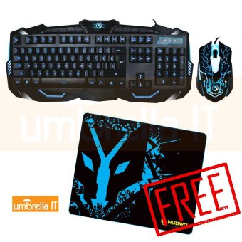 Marvo ชุด คีย์บอร์ด+เมาส์ เกมสมิ่ง รุ่น KM-800 (สีดำ) แถมฟรี แผ่นรองเมาส์ Nubwo รุ่น NP07BU Marvo ชุด คีย์บอร์ด+เมาส์ เกมสมิ่ง รุ่น KM-800 (สีดำ) แถมฟรี แผ่นรองเมาส์ Nubwo รุ่น NP07BU