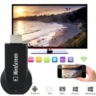 I-Smart ตัวแปลงสัญญาณภาพ มือถือ/แท็บแล็ต ขึ้นจอ ทีวี ผ่าน WIFI MiraScreen HDMI Dongle For TV I-Smart ตัวแปลงสัญญาณภาพ มือถือ/แท็บแล็ต ขึ้นจอ ทีวี ผ่าน WIFI MiraScreen HDMI Dongle For TV