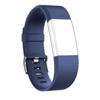 Seeme สายสำหรับ Fitbit ประจุ 2 ซิลิโคนนิ่มรัดสายปรับได้เปลี่ยนกีฬาสำหรับ Fitbit Charge2 อัตราการเต้นของหัวใจ+ออกกำลังกายสายรัดข้อมือ (สีน้ำเงิน)Intl Seeme สายสำหรับ Fitbit ประจุ 2 ซิลิโคนนิ่มรัดสายปรับได้เปลี่ยนกีฬาสำหรับ Fitbit Charge2 อัตราการเต้นของหัวใจ+ออกกำลังกายสายรัดข้อมือ (สีน้ำเงิน)Intl