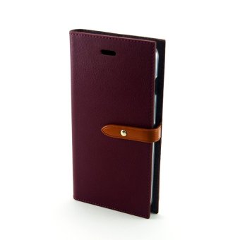 Goospery เคส iPhone7 Plus รุ่น ROMANCE DIARY (Wine/Brown) Goospery เคส iPhone7 Plus รุ่น ROMANCE DIARY (Wine/Brown)