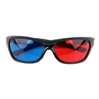 โอ้สีดำกรอบสีแดงสีน้ำเงิน 3D แว่นตาสำหรับดูหนังเล่นภาพสามมิติมิติ DVD (สีน้ำเงิน) โอ้สีดำกรอบสีแดงสีน้ำเงิน 3D แว่นตาสำหรับดูหนังเล่นภาพสามมิติมิติ DVD (สีน้ำเงิน)