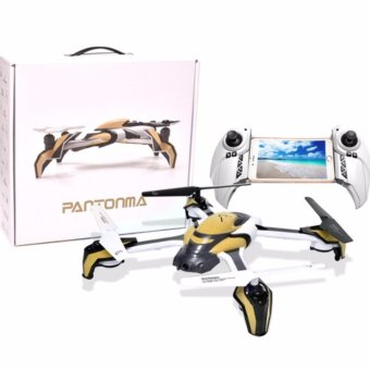 DRONE โดรนติดกล้อง pantonma สีทอง โดรนที่ได้ รางวัลการออกแบบ เรดดอทปี 2560 รีโมทสุดเท่ เสียบมือถือได้ไว้ดูภาพ realtime DRONE โดรนติดกล้อง pantonma สีทอง โดรนที่ได้ รางวัลการออกแบบ เรดดอทปี 2560 รีโมทสุดเท่ เสียบมือถือได้ไว้ดูภาพ realtime