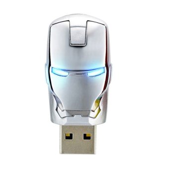 แฟลชไดร์ฟ รุ่น Iron Man USB 2.0 Flash Memory Drive Stick Pen Thumb U Disk 16GB (สีเงิน) แฟลชไดร์ฟ รุ่น Iron Man USB 2.0 Flash Memory Drive Stick Pen Thumb U Disk 16GB (สีเงิน)
