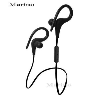 Marino หูฟังบลูทูธ กันน้ำได้ สำหรับการวิ่ง 019 - (สีดำ) Marino หูฟังบลูทูธ กันน้ำได้ สำหรับการวิ่ง 019 - (สีดำ)