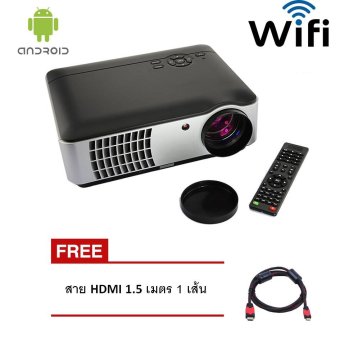 โปรเจคเตอร์ Android Wifi RD806 LED All in one Multimedia 2800 Lumens Free HDMI x 1 โปรเจคเตอร์ Android Wifi RD806 LED All in one Multimedia 2800 Lumens Free HDMI x 1