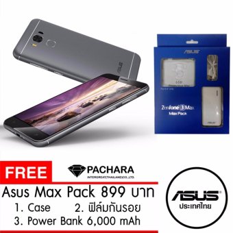 Asus Zenfone 3 Max 5.5 Gray ประกันศูนย์ Set Asus Zenfone 3 Max 5.5 Gray ประกันศูนย์ Set