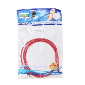 LINK สาย Lan สำเร็จรูปพร้อมใช้งาน ยาว 2 เมตร (US5006) CAT5e UTP Cable 2m. (สีแดง) LINK สาย Lan สำเร็จรูปพร้อมใช้งาน ยาว 2 เมตร (US5006) CAT5e UTP Cable 2m. (สีแดง)
