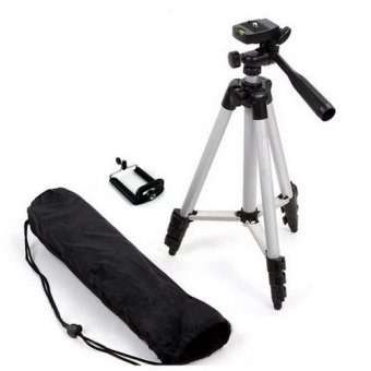 TF tripod ขาตั้งกล้อง 3 ขา รุ่น 3110 (Black) ฟรี หัวต่อสำหรับมือถือ TF tripod ขาตั้งกล้อง 3 ขา รุ่น 3110 (Black) ฟรี หัวต่อสำหรับมือถือ