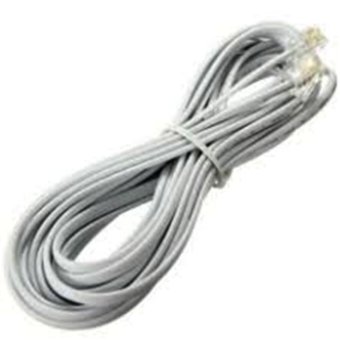 D-PLUGสายโทรศัพท์บ้าน 3 เมตรสีขาว D-PLUGสายโทรศัพท์บ้าน 3 เมตรสีขาว