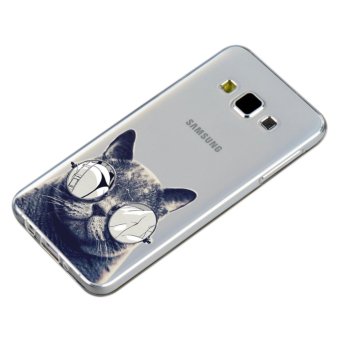 AFTERSHOCK TPU Case Samsung Galaxy A7 (เคสใสพิมพ์ลายBlack Cat) / Thin 0.33 mm AFTERSHOCK TPU Case Samsung Galaxy A7 (เคสใสพิมพ์ลายBlack Cat) / Thin 0.33 mm