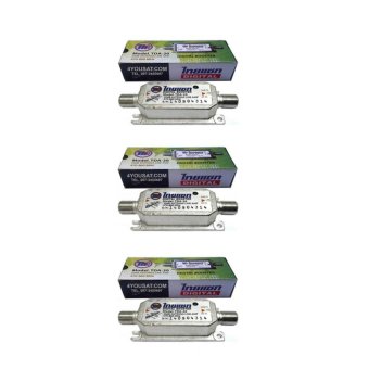 Thaisat Digital Booster TDA-20 อุปกรณ์ขยายสัญญาณทีวีดิจิตอล แพ็ค 3(Silver) Thaisat Digital Booster TDA-20 อุปกรณ์ขยายสัญญาณทีวีดิจิตอล แพ็ค 3(Silver)