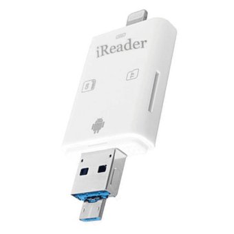 iReader การ์ดรีดเดอร์ รุ่น 3 in 1 สำหรับ Apple และ Samsung & ios iReader การ์ดรีดเดอร์ รุ่น 3 in 1 สำหรับ Apple และ Samsung & ios