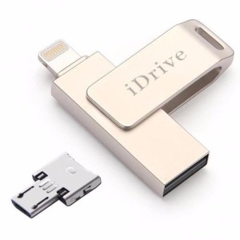 iDrive - iDiskk Pro รุ่นLX-811 USB 2.0 32GB (ของแท้) แฟลชไดร์ฟสำรองข้อมูล iPhone,IPad แบบหมุน + OTG iDrive - iDiskk Pro รุ่นLX-811 USB 2.0 32GB (ของแท้) แฟลชไดร์ฟสำรองข้อมูล iPhone,IPad แบบหมุน + OTG