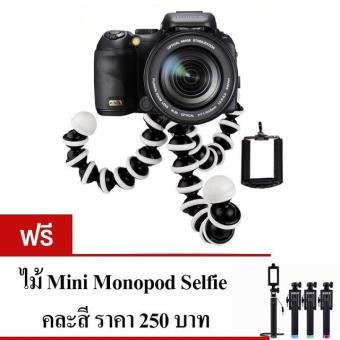ขาตั้งกล้อง ขาตั้งมือถือ หนวดปลาหมึก Gorillapod Flexible Tripod Octopus tripod (Size M) (แถมฟรี ไม้เซลฟี่บูลทูธ คละสี 1 ชิ้น) ขาตั้งกล้อง ขาตั้งมือถือ หนวดปลาหมึก Gorillapod Flexible Tripod Octopus tripod (Size M) (แถมฟรี ไม้เซลฟี่บูลทูธ คละสี 1 ชิ้น)