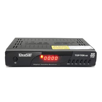 IDEASAT กล่องรับสัญญาณดาวเทียม HD รุ่น TOP-TEN H3 Bisskey (สีดำ) IDEASAT กล่องรับสัญญาณดาวเทียม HD รุ่น TOP-TEN H3 Bisskey (สีดำ)
