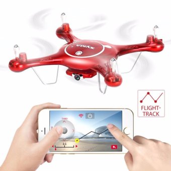 Drone ติดกล้อง วาดเส้นทางการบินได้ WiFi พร้อมระบบถ่ายทอดสดแบบ Realtime(มีระบบ ล็อกความสูง)สีแดง Drone ติดกล้อง วาดเส้นทางการบินได้ WiFi พร้อมระบบถ่ายทอดสดแบบ Realtime(มีระบบ ล็อกความสูง)สีแดง