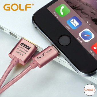 Golf สายชาร์จ Lightning แบบถัก Metal Quick Charge/Data Cable สำหรับ iPhone/iPad Golf สายชาร์จ Lightning แบบถัก Metal Quick Charge/Data Cable สำหรับ iPhone/iPad