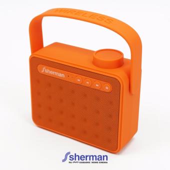 Sherman ลำโพงแบบพกพา Bluetooth รุ่น S-10 (สีส้ม) Sherman ลำโพงแบบพกพา Bluetooth รุ่น S-10 (สีส้ม)