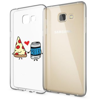 AFTERSHOCK TPU Case Samsung Galaxy A9 (เคสใสพิมพ์ลาย Pizza and Beer) / Thin 0.33 mm(Multicolor) AFTERSHOCK TPU Case Samsung Galaxy A9 (เคสใสพิมพ์ลาย Pizza and Beer) / Thin 0.33 mm(Multicolor)