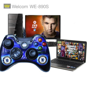 จอยคอมPCและโน๊ตบุค รุ่น welcom 890s ลายเชลซี จอยคอมPCและโน๊ตบุค รุ่น welcom 890s ลายเชลซี