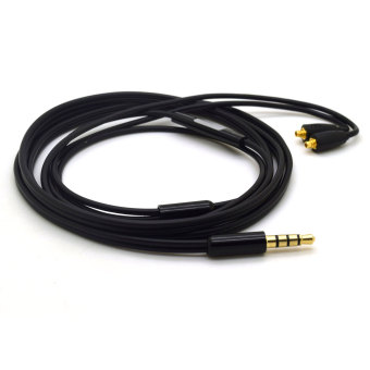 แทนเคเบิลที่มีรีโมท และไมค์สำหรับ iphone เพื่อ SHURE SE535 SE425 SE315 แทนเคเบิลที่มีรีโมท และไมค์สำหรับ iphone เพื่อ SHURE SE535 SE425 SE315