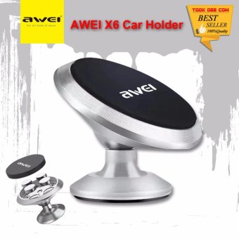 AWEI X6 Car Holder แม่เหล็กติดโทรศัพท์ในรถAuto-Attach Magnetic Hold AWEI X6 Car Holder แม่เหล็กติดโทรศัพท์ในรถAuto-Attach Magnetic Hold