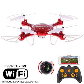 Drone ติดกล้อง WiFi พร้อมระบบถ่ายทอดสดแบบ Realtime(NEW มีระบบ กันหลงทิศ + ปุ่มบินกลับอัตโนมัติ)สีแดง Drone ติดกล้อง WiFi พร้อมระบบถ่ายทอดสดแบบ Realtime(NEW มีระบบ กันหลงทิศ + ปุ่มบินกลับอัตโนมัติ)สีแดง