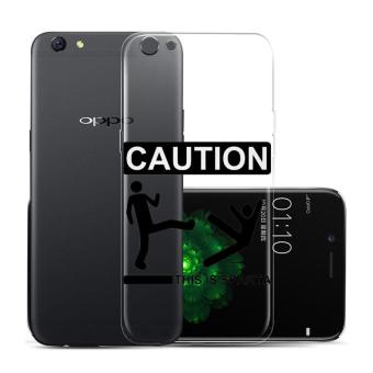 Hug Case TPU เคส Oppo R9s Plus เคสโทรศัพท์พิมพ์ลาย Caution เนื้อบาง 0.3 mm Hug Case TPU เคส Oppo R9s Plus เคสโทรศัพท์พิมพ์ลาย Caution เนื้อบาง 0.3 mm