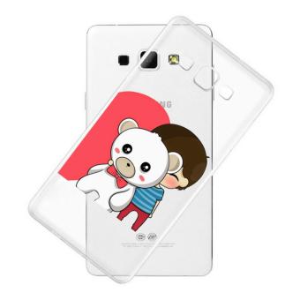 AFTERSHOCK TPU Case Samsung Galaxy J7 2015 (เคสใสพิมพ์ลาย Bear Hug 2 ) / Thin 0.33 mm AFTERSHOCK TPU Case Samsung Galaxy J7 2015 (เคสใสพิมพ์ลาย Bear Hug 2 ) / Thin 0.33 mm