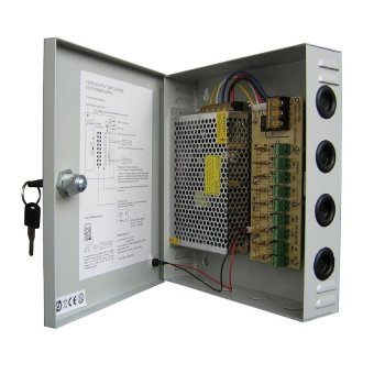 Mastersat กล่องรวมไฟ 18 Ch. 12V 20A สำหรับกล้องวงจรปิด 8-12 จุด ไม่ต้องใช้ อแดปเตอร์ Switching Power Supply Mastersat กล่องรวมไฟ 18 Ch. 12V 20A สำหรับกล้องวงจรปิด 8-12 จุด ไม่ต้องใช้ อแดปเตอร์ Switching Power Supply
