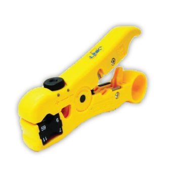 LINK มีดปอกสาย RG6, RG11 อเนกประสงค์อย่างดี รุ่น UC-8145 - Yellow LINK มีดปอกสาย RG6, RG11 อเนกประสงค์อย่างดี รุ่น UC-8145 - Yellow